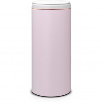 Brabantia FlipBin 106941 - Cubo de basura, 30 l, tapa gris claro, cuerpo de color rosa