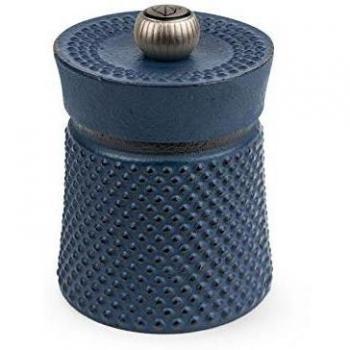 Peugeot Bali Blue Cast Iron Manual Pepper Mill 8 cm