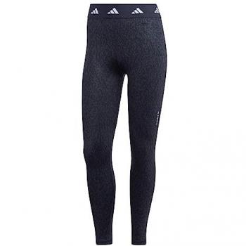 Mallas Adidas Camo Negro para mujer, modelo TF Camo Long T, características: tejido elástico, diseño camuflaje, ajuste ceñido, cintura alta, transpirables y cómodas para actividades deportivas