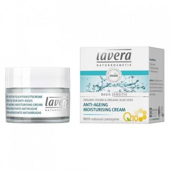 Lavera Basis Sensitiv Q10 Moisturising Cream with Anti-Wrinkle Effect 50 ml