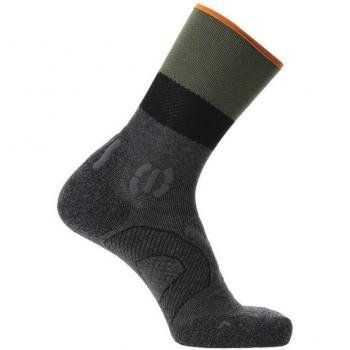 Calcetines Largos Uyn Trekking One Cool para Hombre, Color Gris/Verde, Talla 45/47