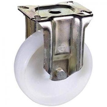 Rueda Industrial Nylon Placa Fija 80 mm.