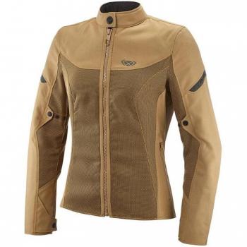 Ixon Chaqueta textil para motocicletas de mujer Fresh Camel - Beige (M)