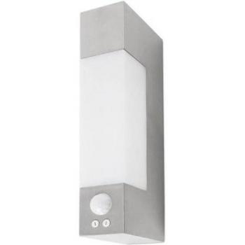 Aplique de Jardín Litus LED 5,3W con Sensor Acero Inoxidable IP44 420Lm 4000K