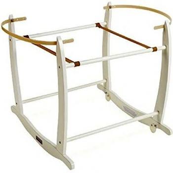 Cuna Balancín Deluxe Clair de Lune con Soporte Blanco 84x54x60cm