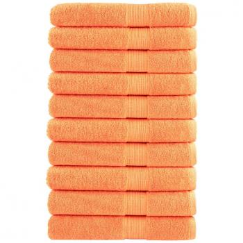 Toallas SOLUND Premium Naranja 10 piezas 100x200 cm 600g/m²