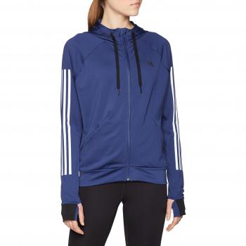 adidas Perf FZ Hoody Sudadera, Mujer, Azul