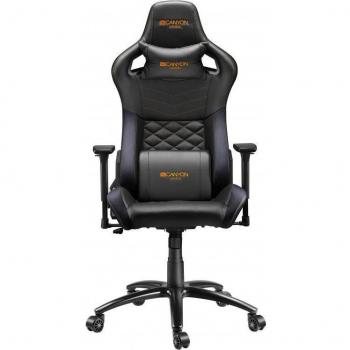 Silla Gaming Canyon Nightfall Negra con Diseño Ergonómico y Respaldo Ajustable