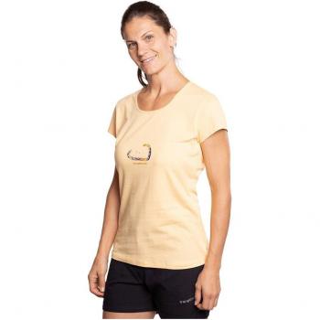 Camiseta de mujer Trangoworld Lorte manga corta naranja claro - Talla L