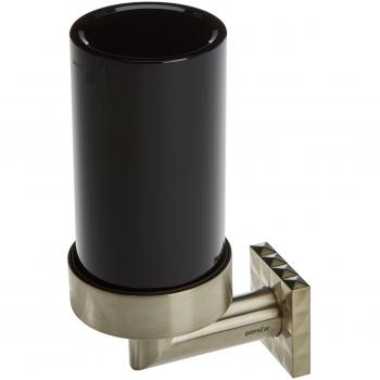 Pomdor - Portacepillos coco pvd oro mate - negro heritage