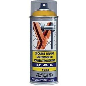 Laca Acrílica Brillante RAL 1023 Amarillo Tráfico - 400 ml