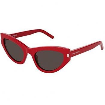 Saint Laurent Red Unisex Sunglasses - Size: ONE SIZE