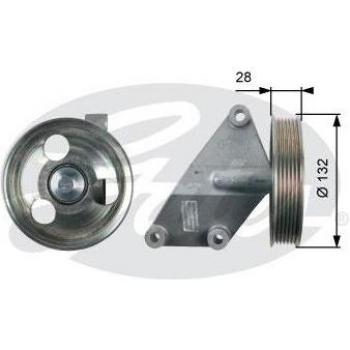 Polea de deflexión/guía para correa v-ribbed GATES T36428