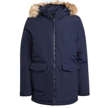 Adidas Men's Paveric Fur Parka - Legend Ink - 2XL