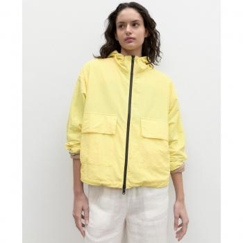 Ecoalf Women's Nevis Lemonade Rain Jacket Size M - Yellow