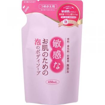 CLOVER Foam Body Soap For Sensitive Skin 450ml Refill