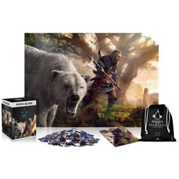 GOOD LOOT Assassin'S Creed Valhalla Eivor & Polar Bear Puzzles Premium Box Sack Poster Juego De Computadora