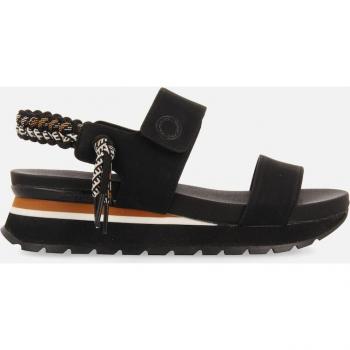 Sandalias de plataforma Gioseppo Austell - Mujer Negras con Cuña y Cordones