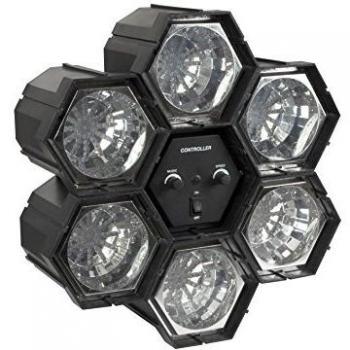 Órgano ligero modular HQ-Power, 6 x 47 LED, ideal para espectáculos de luces impulsados por la música e iluminación ambiental en fiestas y eventos