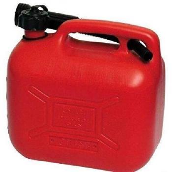 Tanque de Combustible Homologado 5 Litros - Plástico PVC Rojo