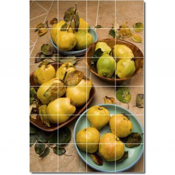 Frutas verduras foto Mural baño azulejo 24 x 91,44 cm 25.con