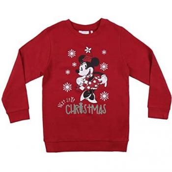 Sudadera sin Capucha para Niño Mickey Mouse Roja 8 Años