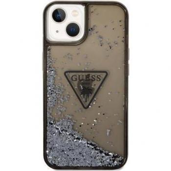 Funda Guess purpurina líquida Plateada para Apple iPhone 14 Plus color Negro