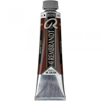 Talens Rembrandt - Excelentes colores de pintura al óleo - 40 ml - 430 Ocre marrón