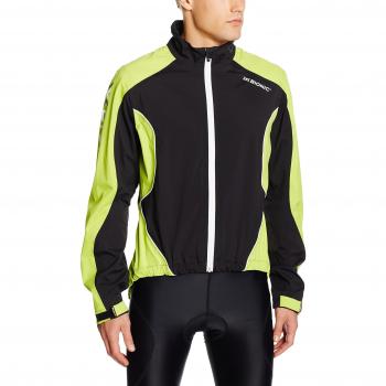 X-Bionic Chaqueta Bike symframe Hombre Negro/Verde Lima