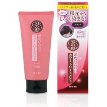 Rohto Mentholatum 50 Megumi Natural Black Gray Hair Color Treatment