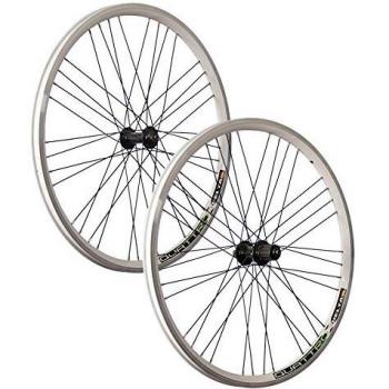 Juego de ruedas para bicicleta de 26 pulgadas Airtec1 Shimano Deore HB / FH-T610 blanco