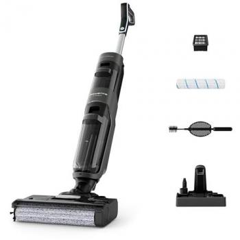 Aspirador Lavador Inalámbrico 2 en 1 Rowenta X-Clean 4 GZ5037, Autonomía de 50 min, Limpieza Automática