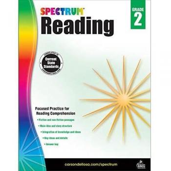 Spectrum 2nd Grade Reading Comprehension Workbooks, Nonfiction and Fiction Passages, Identifying Story Structure and Main Ideas, Reading Comprehension and Critical Thinking Skills