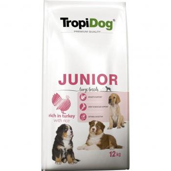 Tropidog Premium Junior Large pavo y arroz - Pack económico: 2 x 12 kg