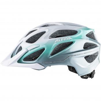 ALPINA Mythos 3.0 Bicicleta Casco, Negro/Azul, 52 – 57, Primavera/Verano, Unisex, Color White/Smaragd, tamaño 52-57 cm