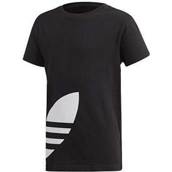 Adidas Big Trefoil tee T-Shirt, Unisex niños, Black/White, 1213Y
