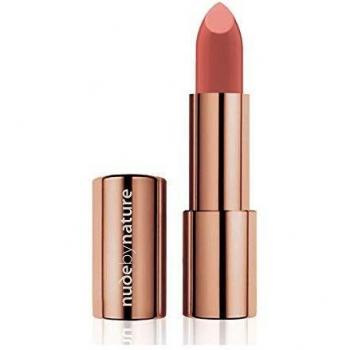 Barras de labios Nude by Nature Moisture Shine Lipstick 4 g Tono Pale Coral