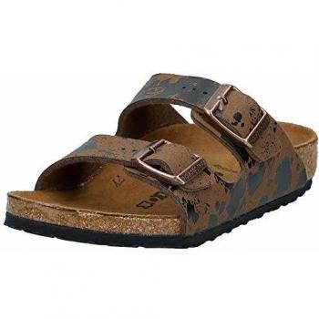 Birkenstock Arizona, Sandalias de Punta Descubierta para Niños, Beige