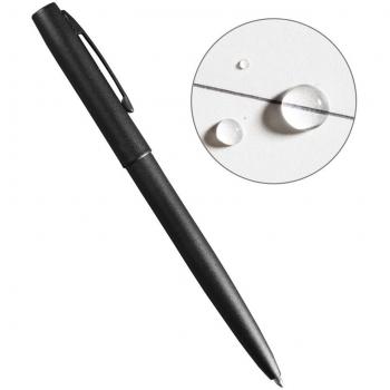 Rite In The Rain Metal Clicker Pen, metal Flat Black Barrell Writes on Wet Paper and upside down in temperature from -30 F up to 250 F