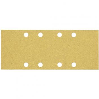 Set de papel de lija Expert C470 para lijadoras orbitales, 93 x 230 mm, incluye grano 60, 80 y 120, compuesto por 10 unidades con 8 agujeros, ideal para madera dura y