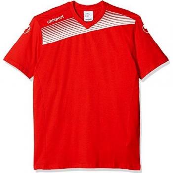 uhlsport Teamsport Liga 2 Entrenamiento Camiseta de, Todo el año, Unisex, Color Rojo/Blanco, tamaño 128