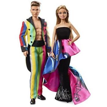 Mattel Barbie DRW81 Moschino Barbie y Ken - Juego de Regalo para muñecos
