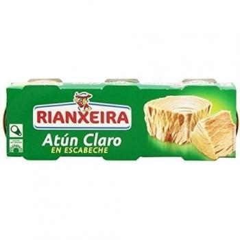 Rianxeira - Atún claro en escabeche - - 3 x 52 g