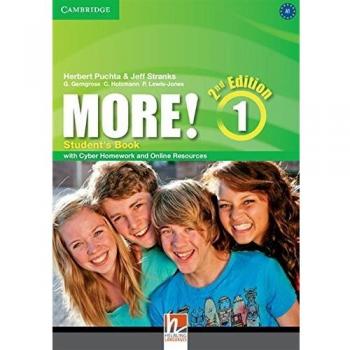 More! Level 1 Student's Book with Cyber Homework and Online Resources Second Edition - 9781107656451