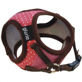 Arnés para Perro Gloria Rosa con Lunares M