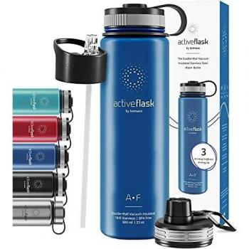 Botella de Agua Térmica Active Flask + Pajita