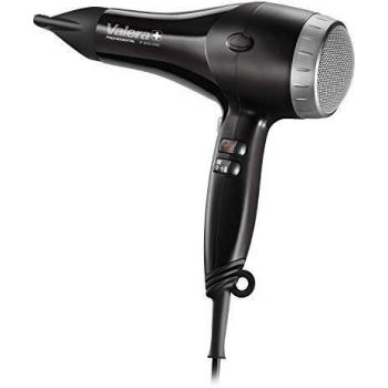 Valera Swiss Turbo 8200 Ionic, secador de pelo profesional, potente, 2000 vatios, Color Negro/Plata