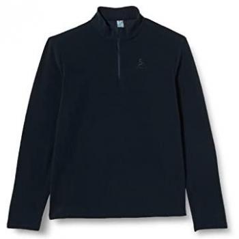 Forro Polar Técnico Odlo Roy 1/2 Zip para Hombre, Color Negro, Talla XL