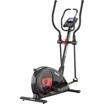 Bicicleta Elíptica Reebok GX40S, 20 programas, monitor LCD 5.5, volante de inercia de 9 kg, serie cardio robusta