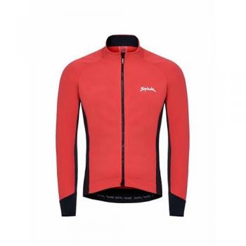 Chaqueta de ciclismo Spiuk Top Ten Winter roja y negra para hombre, talla XL